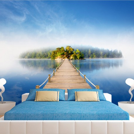 Papier peint  Ile tropicale