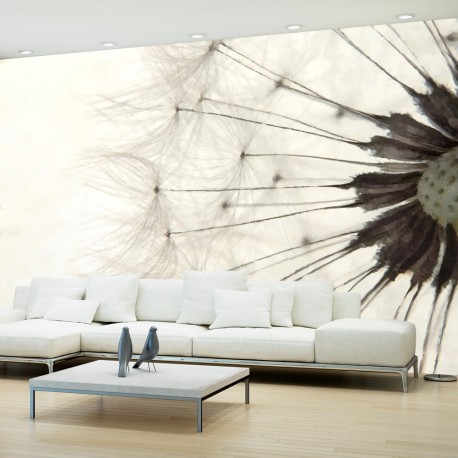 Papier peint  White Dandelion