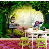Papier peint  Owlish corner