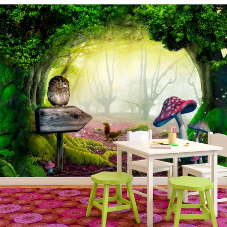 Papier peint  Owlish corner