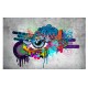 Papier peint  Graffiti eye