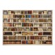 Papier peint  Bibliothèque domestique