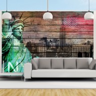 Papier peint  NYC symbols