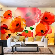 Papier peint  Velvet Poppies