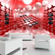 Papier peint  Playing in red and black