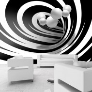 Papier peint  Twisted In Black & White