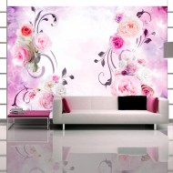 Papier peint  Rose variations