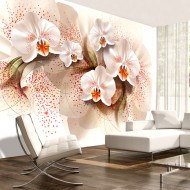 Papier peint  Pale yellow orchids