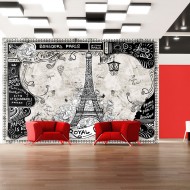 Papier peint  Bonjour Paris