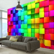 Papier peint  Colourful Cubes