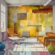 Papier peint  Orange Hue of Art Expression