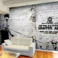 Papier peint  Banksy  Graffiti Area