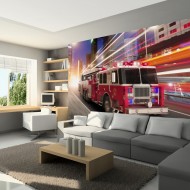 Papier peint  Fire truck