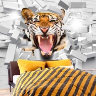 Papier peint  Tiger Jump