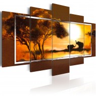 Tableau  Rendezvous à la Savane