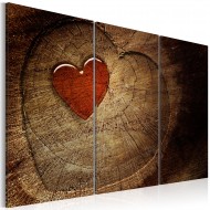 Tableau  Ancien amour ne rouille pas  3 pièces