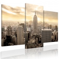Tableau  New York dans laprèsmidi