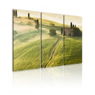 Tableau  Soleil audessus de la Toscane