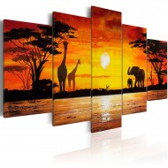 Tableau  Safari chaud
