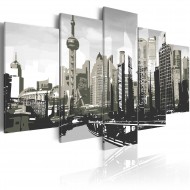 Tableau  Shanghai, la plus grande ville de Chine