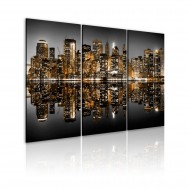 Tableau  Mer de lumières  New York