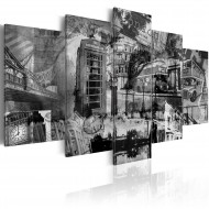 Tableau  Lessence de Londres  5 pièces