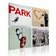 Tableau  Banksy  Inspiration urbaines