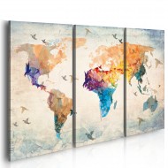 Tableau  Free as a bird  triptych