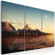 Tableau  Soirée chaude dans les montagnes