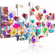 Tableau  Tulipes dans la pluie