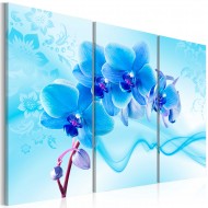 Tableau  Ethereal orchid  blue