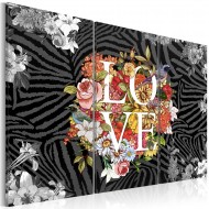 Tableau  Flowers from the heart