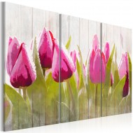 Tableau  Spring bouquet of tulips