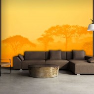 Papier peint  Orange savanna