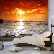 Papier peint  Quel merveilleux coucher de soleil!