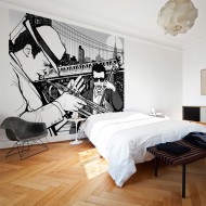 Papier peint  New York, musique, jazz...
