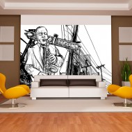 Papier peint  Saxophone recital on Broadway