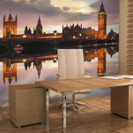 Papier peint  Soirée à Londres, Big Ben