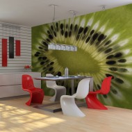 Papier peint  fruits kiwi