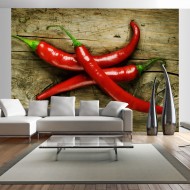 Papier peint  Spicy chili peppers