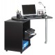 Bureau informatique noir pivotant Top Secret