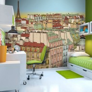 Papier peint  Bonjour Paris !