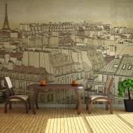 Papier peint  Good bye Paris!