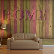 Papier peint  house (pink)