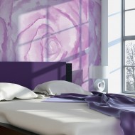 Papier peint  rose (rose)