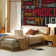 Papier peint  Music is my life