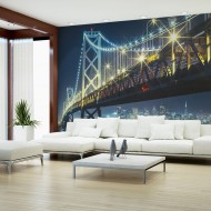 Papier peint  Bay Bridge at night