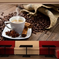 Papier peint  Star anise coffee
