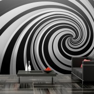 Papier peint XXL  Black and white swirl