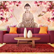 Papier peint XXL  Bouddha et magnolia